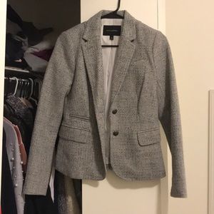 Grey textured blazer